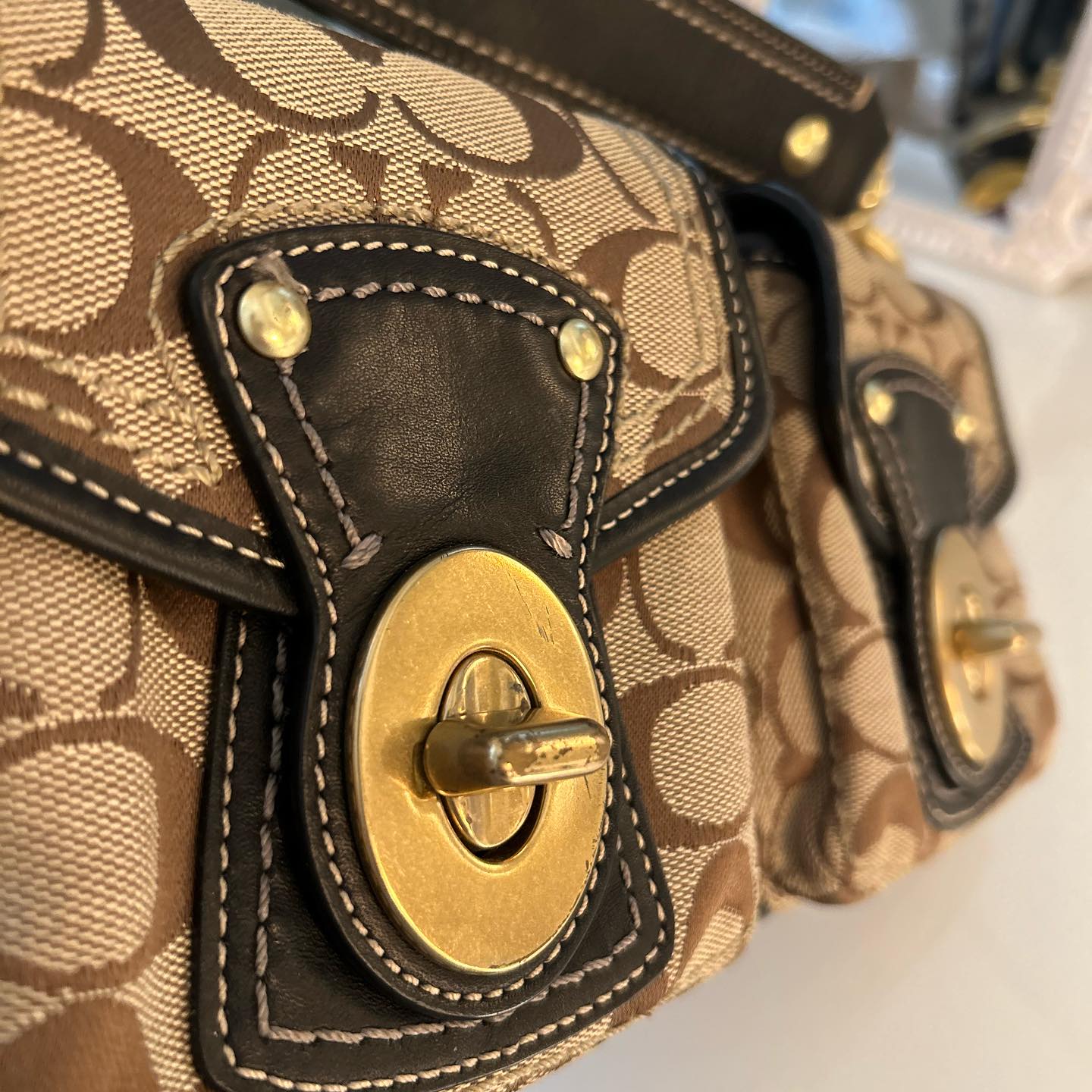 Black/Tan Bag