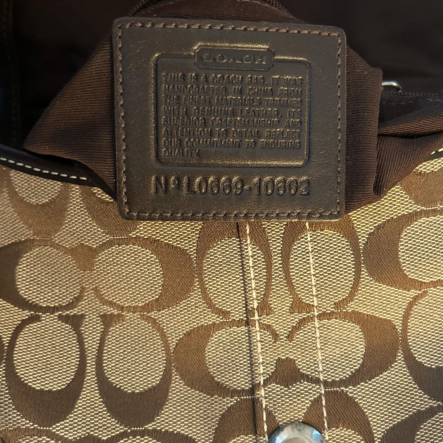 Tan Bag
