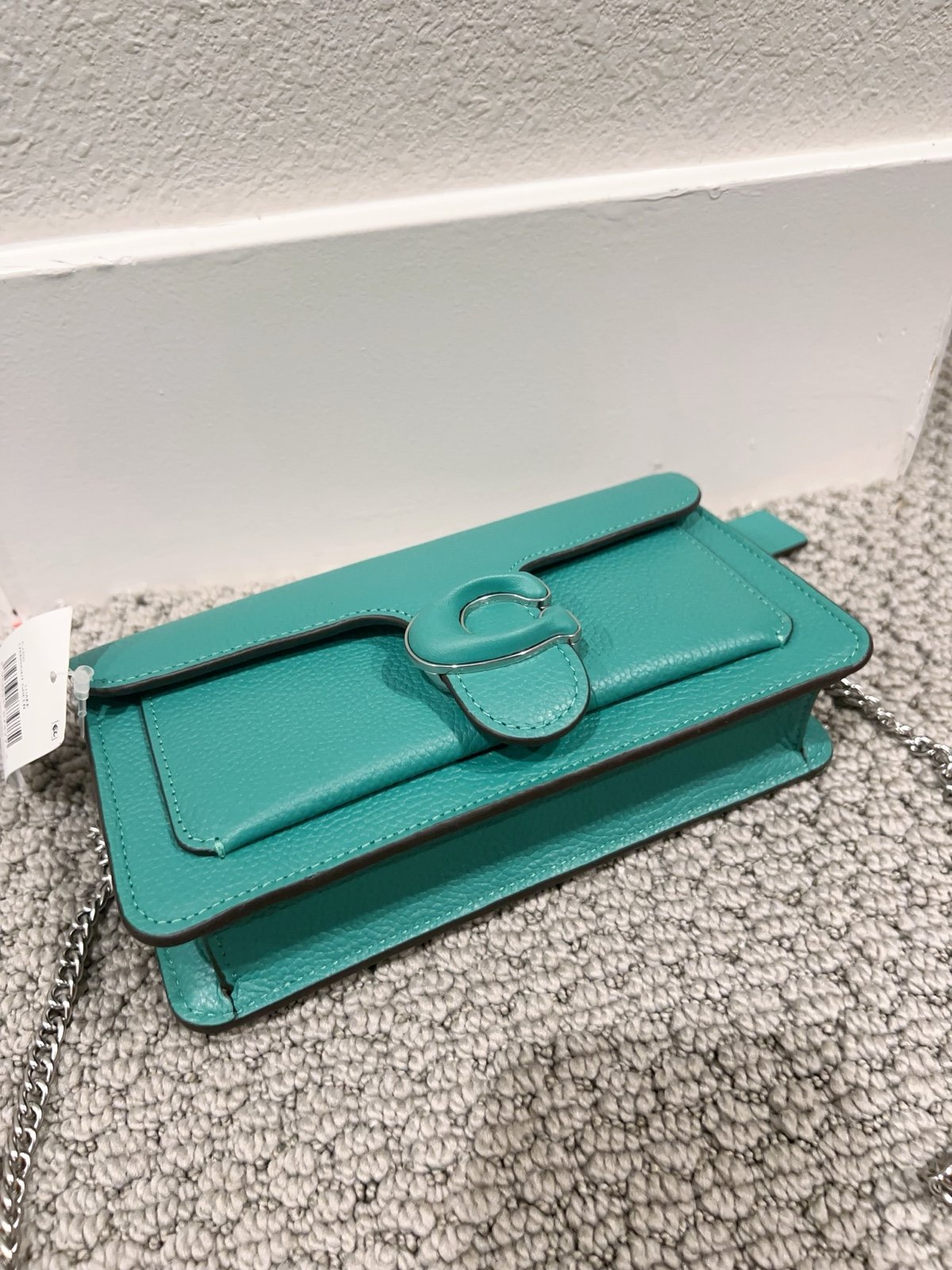 CJ350 Coach Tabby Chain Clutch NWT