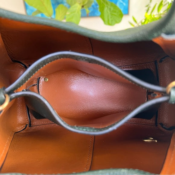 COACH Lana Shoulder Bag 23 In Colorblock Amazon Green Multi CM575 Crossbody