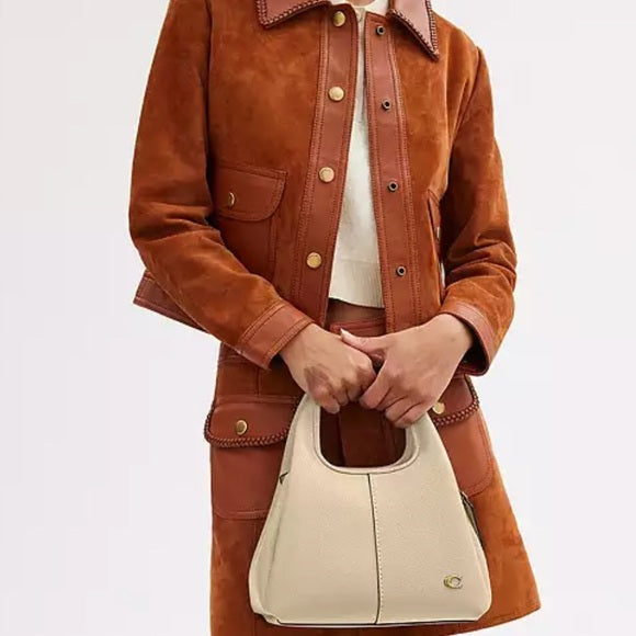COACH Lana Shoulder Bag 23 Ivory