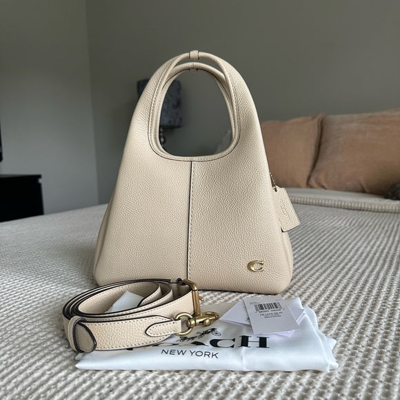 COACH Lana Shoulder Bag 23 Ivory