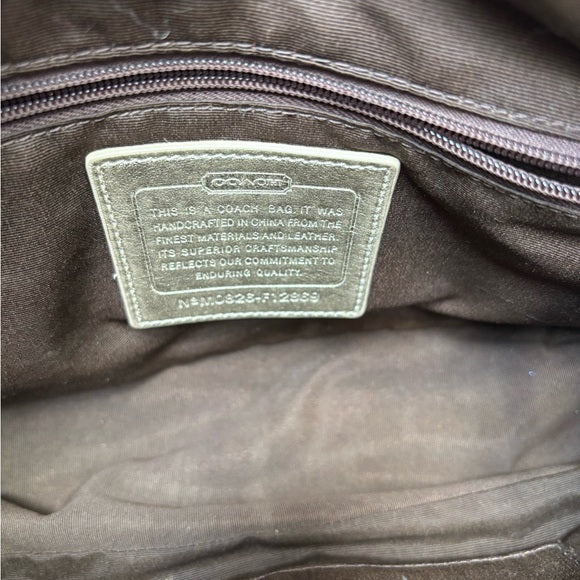 Y2K Coach Legacy Turnlock 2 Pocket Shoulder Bag 🤎