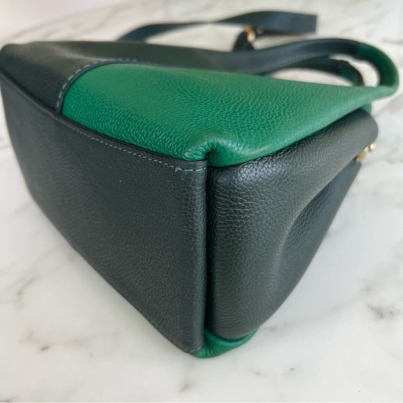 COACH Lana Shoulder Bag 23 In Colorblock Amazon Green Multi CM575 Crossbody