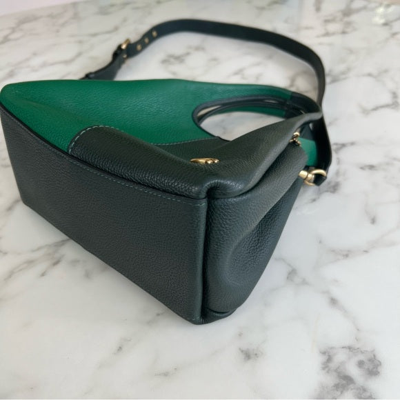 COACH Lana Shoulder Bag 23 In Colorblock Amazon Green Multi CM575 Crossbody