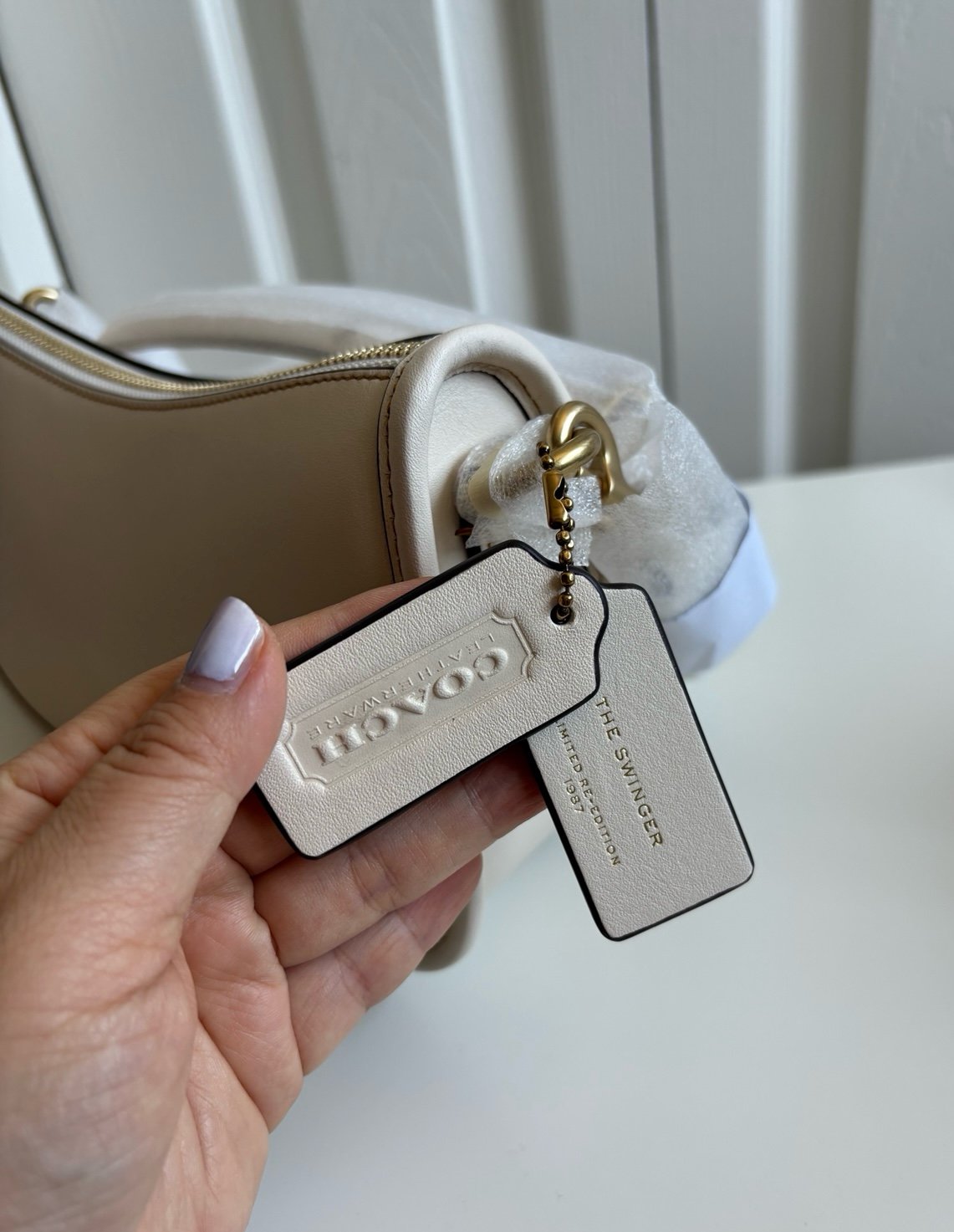 Coach Swinger Bag Brass/Chalk