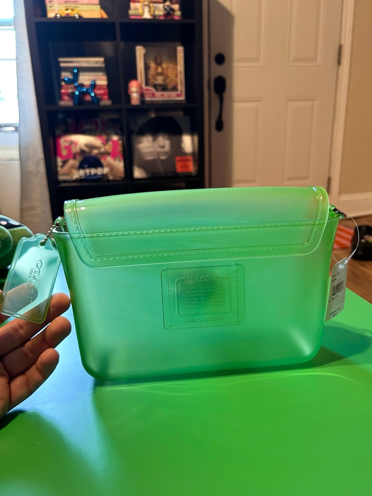 Coach Green Jelly Tabby