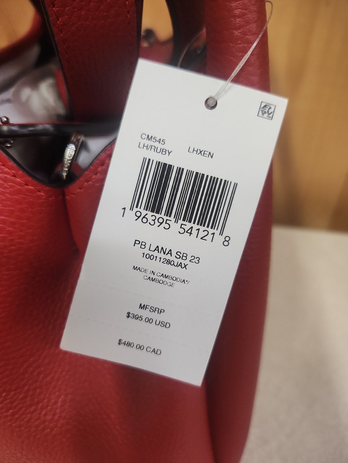 Coach Lana 23 CM545 LH/Ruby NWT Sold Out!!