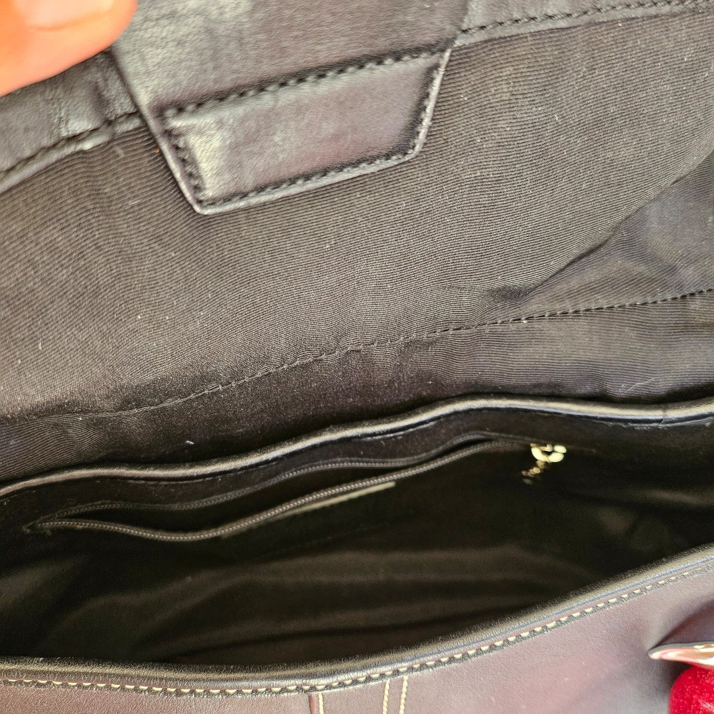 Coach F10910 Soho Y2K Black Leather Shoulder Bag
