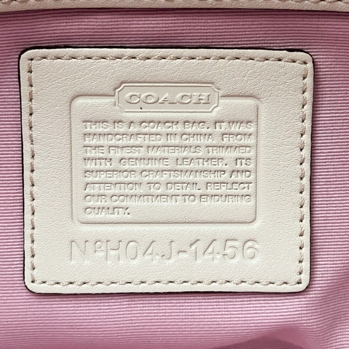 Vintage Coach Soho Hobo Shoulder Bag 1456 Pink Leather Jacquard Signature Y2K
