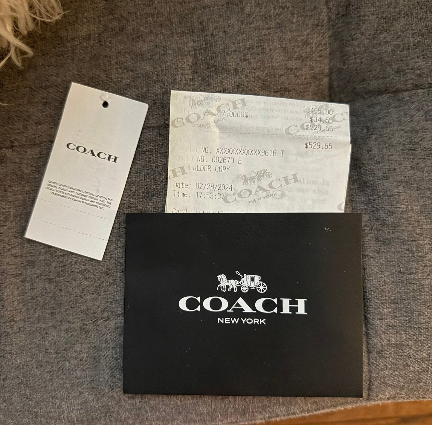 Coach Lana Shoulder Bag Black