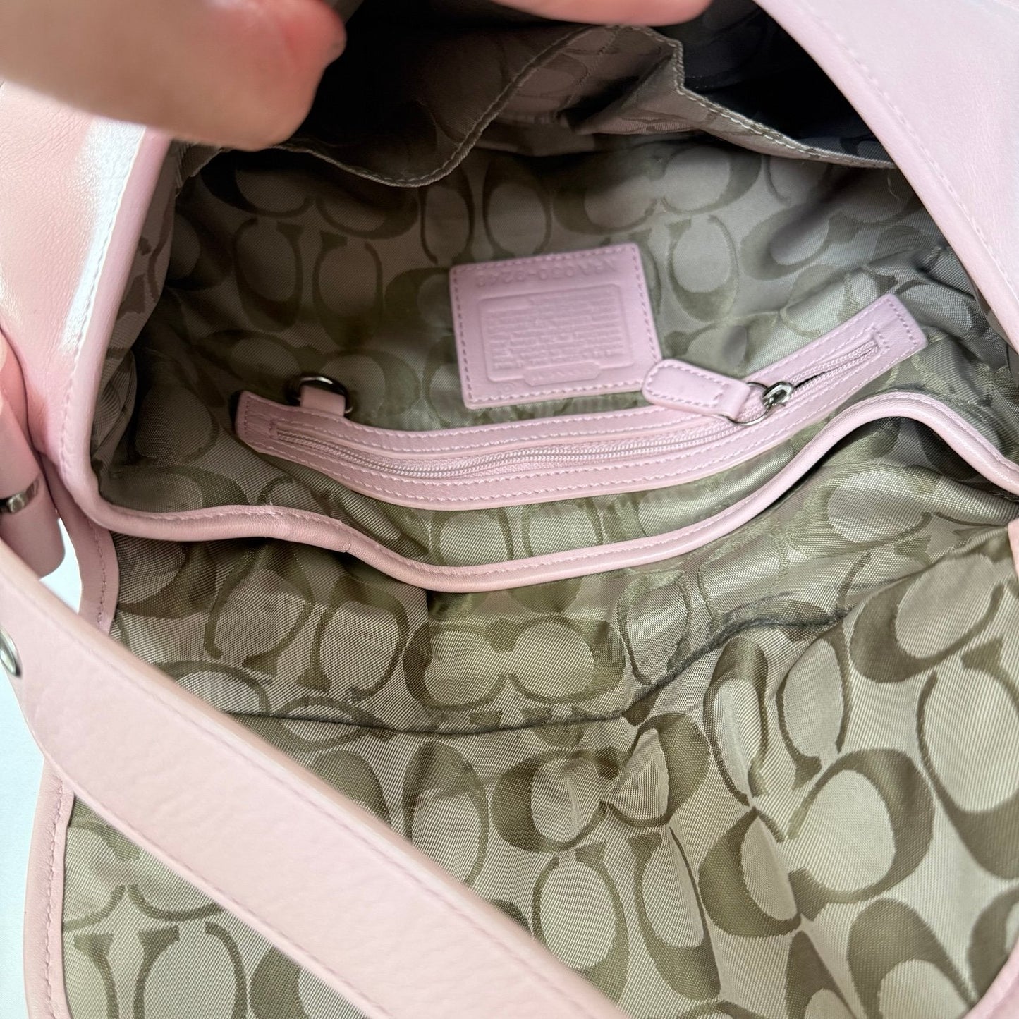 Vintage Coach soho light pink