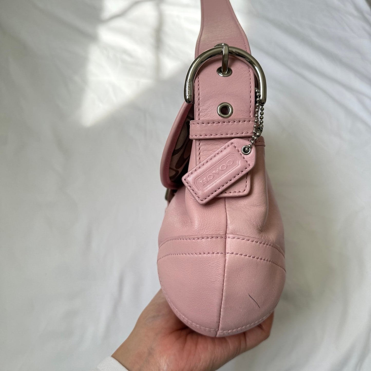 Vintage Coach soho light pink