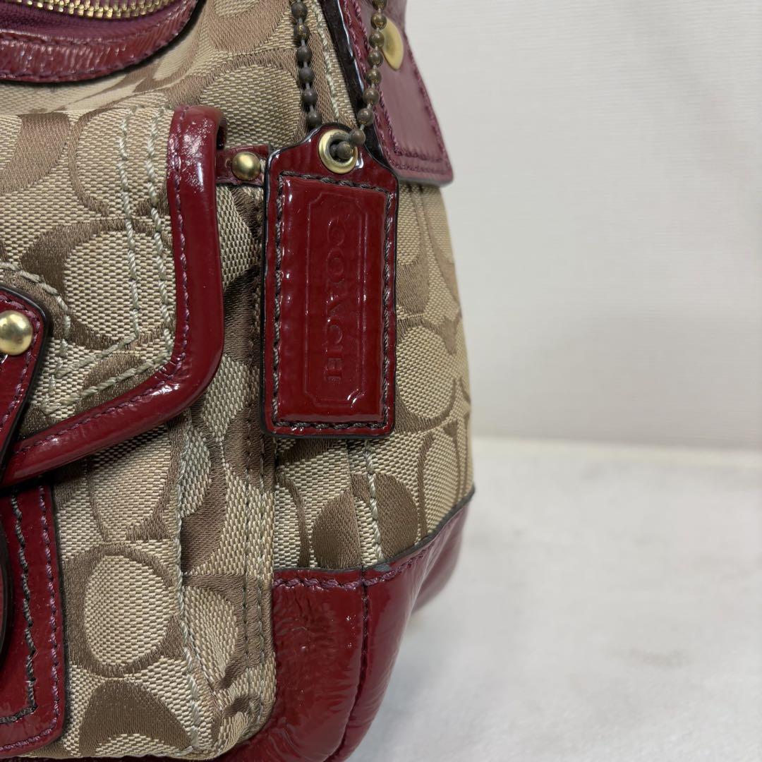 y2k Coach Legacy Turn Lock Shoulder Bag