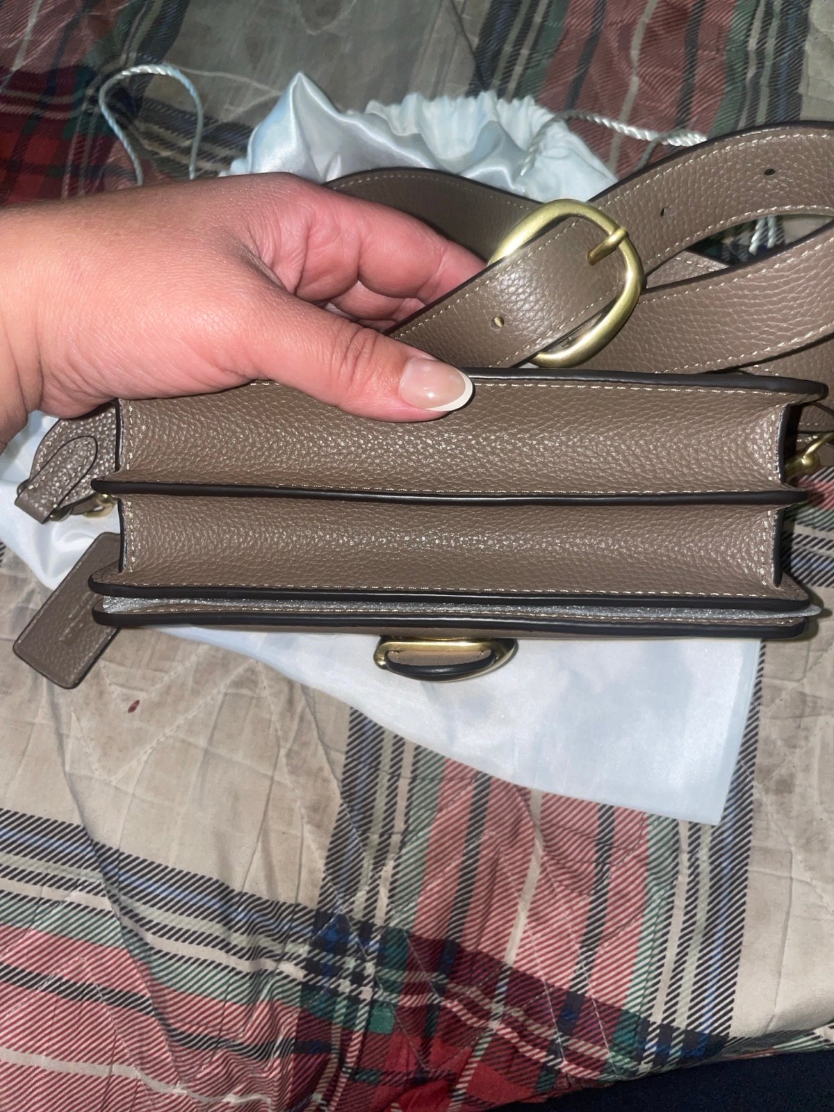 Coach tabby 20 dark stone