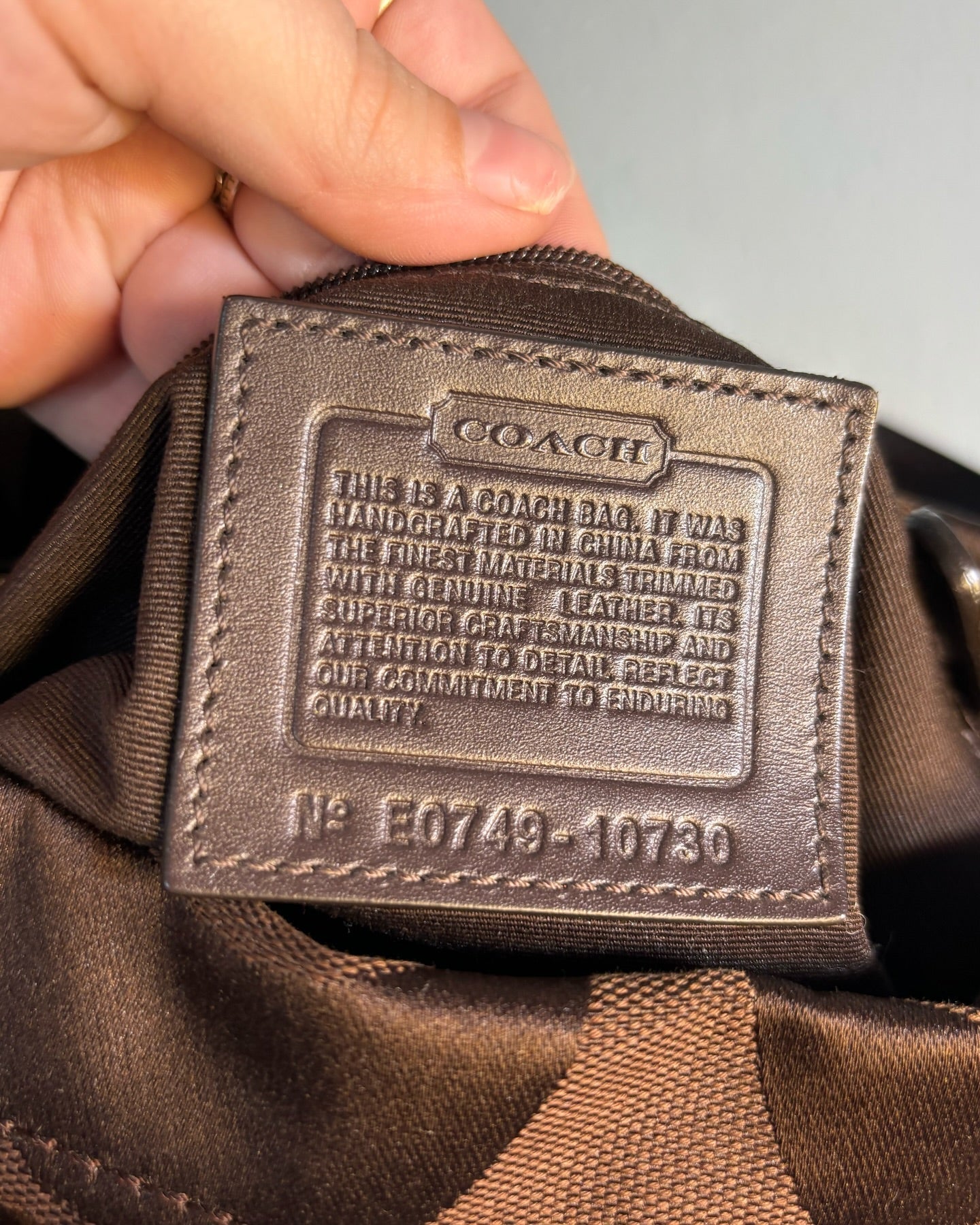 Brown Coach