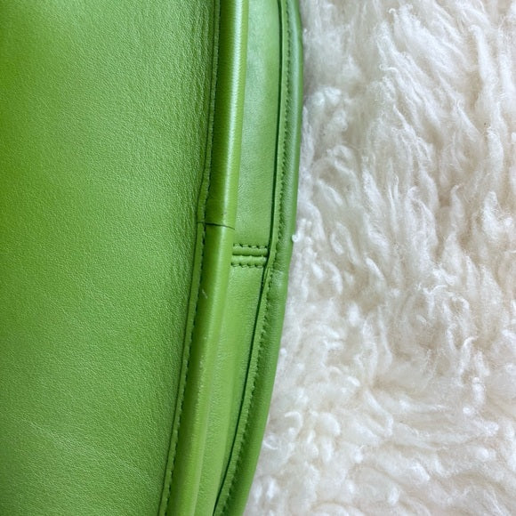 Rare Vintage Coach Ergo Bag Mini Green Leaf 9027 Satchel Hobo Shoulder Bag