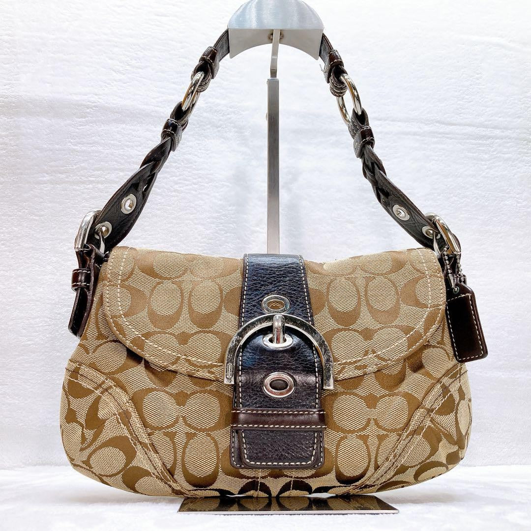 Coach Soho One Shoulder Canvas Bag y2k MMMa56