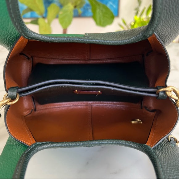 COACH Lana Shoulder Bag 23 In Colorblock Amazon Green Multi CM575 Crossbody