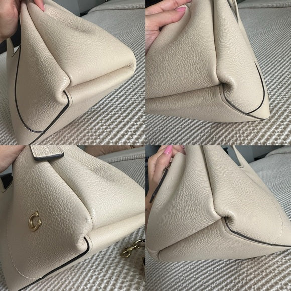 COACH Lana Shoulder Bag 23 Ivory
