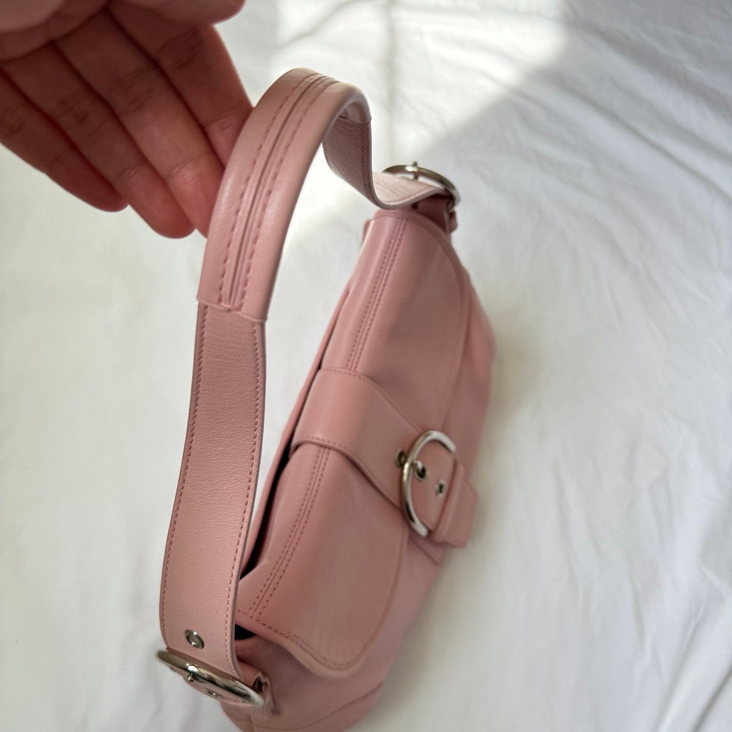 Vintage Coach soho light pink
