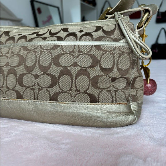 Y2K Coach Legacy Turnlock 2 Pocket Shoulder Bag 🤎