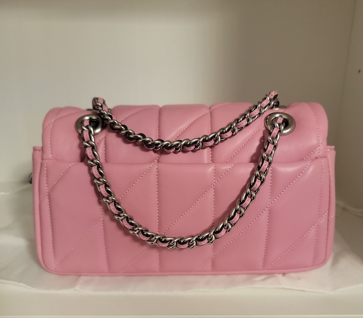 Coach quilted tabby 20 (Vivid Pink)