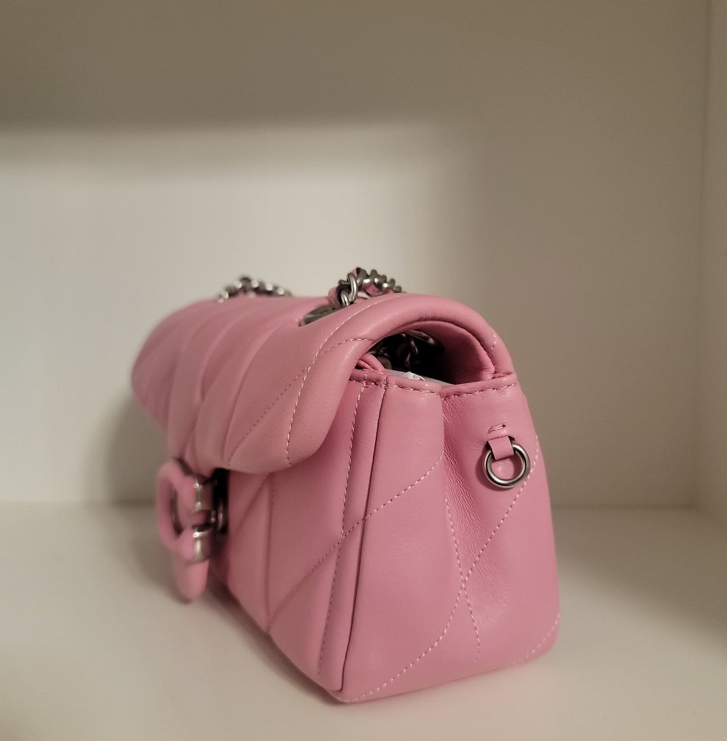 Coach quilted tabby 20 (Vivid Pink)