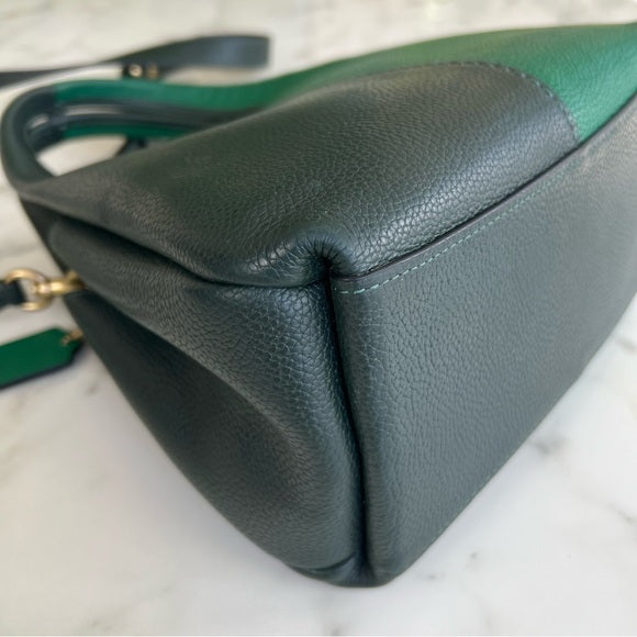 COACH Lana Shoulder Bag 23 In Colorblock Amazon Green Multi CM575 Crossbody