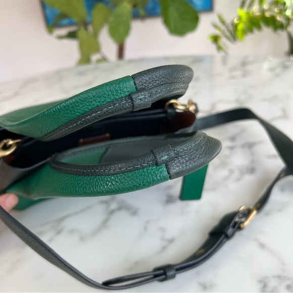 COACH Lana Shoulder Bag 23 In Colorblock Amazon Green Multi CM575 Crossbody