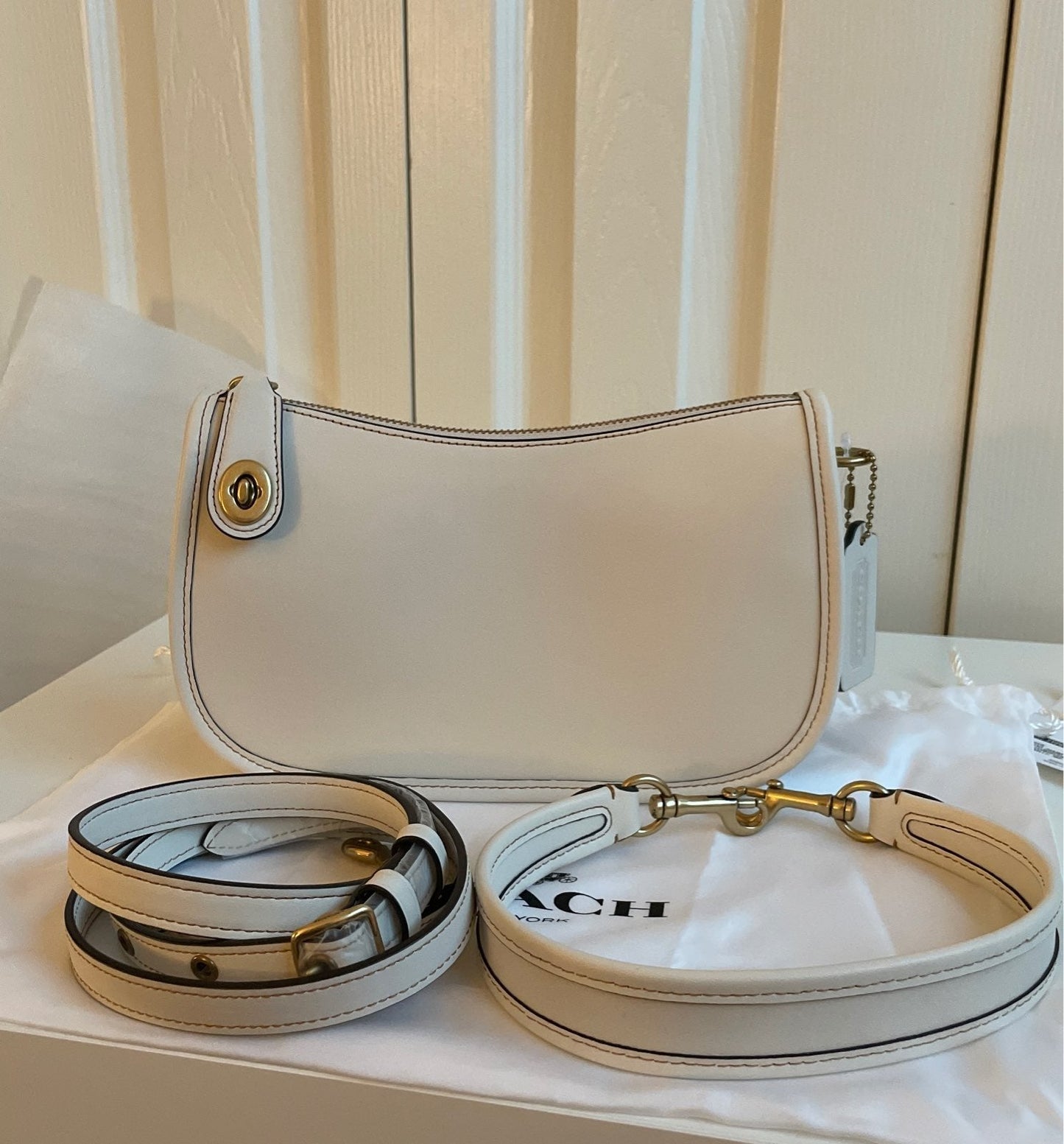 Coach Swinger Bag Brass/Chalk