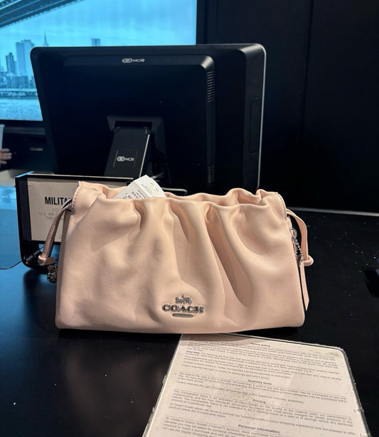 Coach Faye Shoulder Bag  In blush Wear 3 Ways CV529