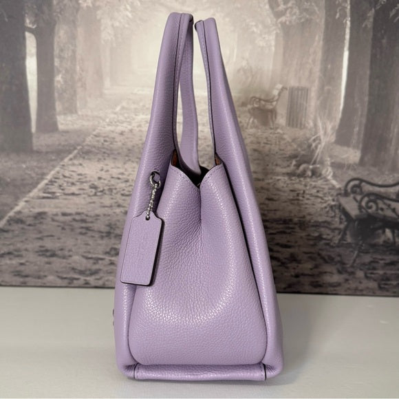 NWOT Coach Lana 23 Shoulder Bag in Soft Purple Leather CM545 HTF