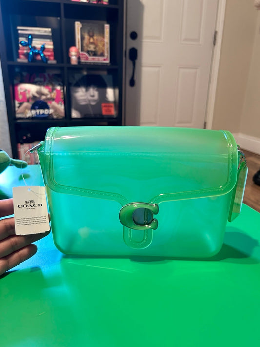 Coach Green Jelly Tabby