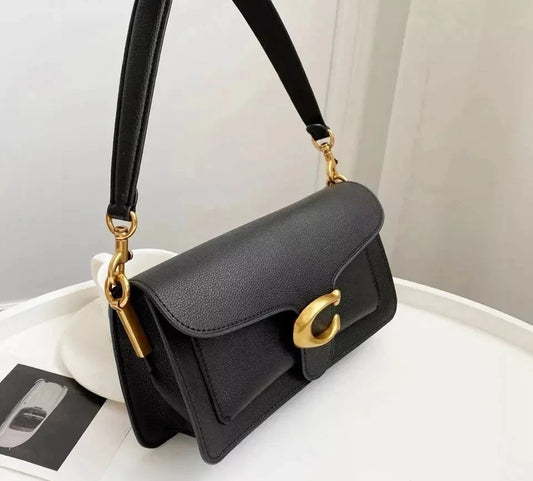 Coach 73995 Tabby 26 2Way Crossbody Shoulder Bag Black Leather Outlet